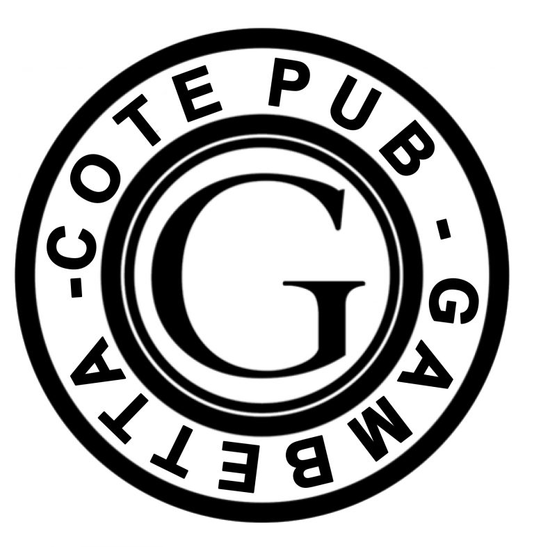 Logo cote pub blanc